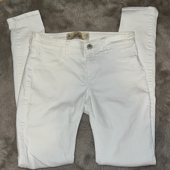 Hollister Denim - Hollister Super Skinny White Jeans, Women’s 1R W25 L25